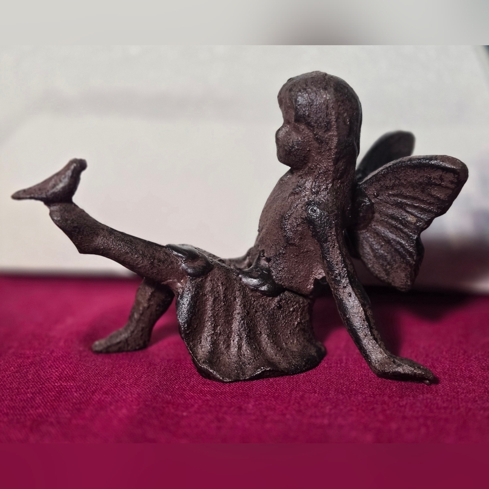 Enchanted Brown Fairy Sculpture